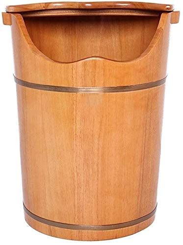 Foot Tub Wooden Foot Basin Household Gift Foot Soaker Tub,Wooden Foot Soak Sauna Foot Tub, Massage, Spa, Sauna, SoakHandmade Wooden Footbath Tubs,Foot Bath Wooden Bucket Foot Spa,Sauna Accessories Hou
