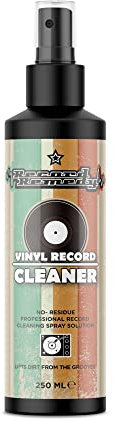 Record Remedy - Vinyl LP Record & Stylus Cleaning Fluid Anti-Static Spray | Cleans and Restores for a Crystal Clear Sound - 250ml