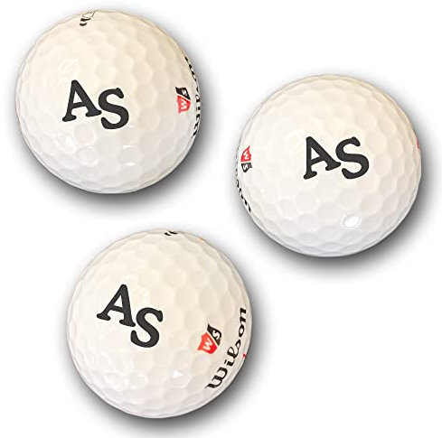 Wilson Duo Soft Golfball mit Gravur Initialen für Golfspieler/in Dein Text personalisiert Golfsport Wunschtext Personalisieren 3, 6 oder 12 Golfbälle (6 STK Duo Soft 7,66/STK)