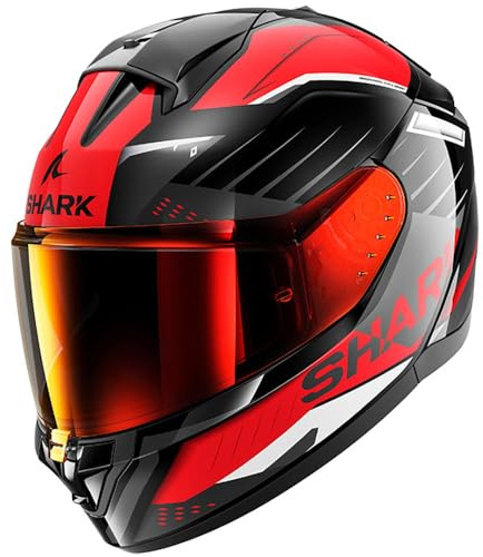 SHARK, Integraler Motorradhelm RIDILL 2 BERSEK Black/Red KRA, S