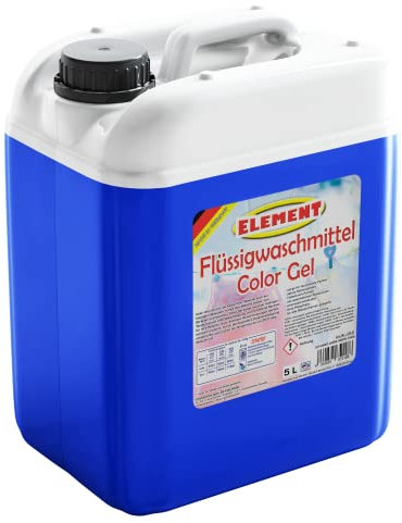 Element Flüssigwaschmittel | Color Gel | 5 Liter | 100 Waschladungen | Waschmittel Color | Waschmittel Buntwäsche | Waschpulver flüssig |