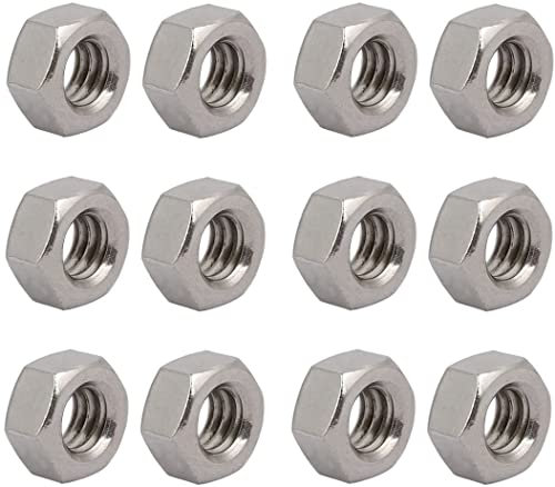 XYZOOM 12 Stück 5/16 Zoll-18 BSW Gewinde 304 Edelstahl Sechskantmutter Verschluss Silberton(09fb1 82fbf b995f 883fd a53d5 79bf8