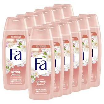 FA Duschgel Divine Moments (12x 250ml) 95% Inhaltstoffe natürlichen Ursprungs, schicke deine Sinne auf eine wunderbare Reise und genieße den samtigen Duft nach wilden Kamelien