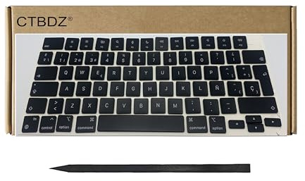 CTBDZ Teclas de repuesto para MacBook Pro de 14 pulgadas y 16 pulgadas (2021) A2442 A2485 2021 año teclado español