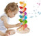 Wooden Music Tree, Rainbow Musical Tree with Marble Ball Run Track Game, Rainbow Singing Tree Toys, Wooden Ball Drop Musical Tree, Educational Toy for Learning & Musical Fun