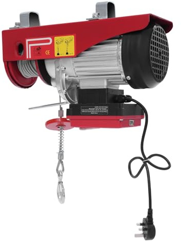 400 KG Electric Hoist 220 V Electric Hoist with Wireless Remote Control Two Lifting Modes Electric Hoist Winch Suitable for Factories Construction Sites Logistics Homes and Other Areas (850, Watts)