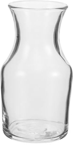 JECOMPRIS Vetro Trasparente Caraffa per Vino Decanter Piccolo Caraffa di Vetro Facile da Versare Mini Decanter per Servire Vino Casa Ristorante