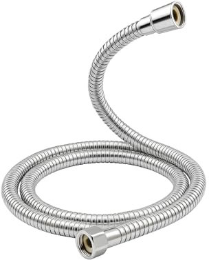 Manguera De Ducha Universal, Flexo de ducha, Manguera Acero Inoxidable, Plata (2 m)