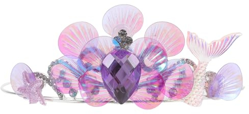 Hohopeti Bandeau Cheveux Sirène en Métal Élégant et Facile à Porter pour Fête Océanique, Accessoire Coiffure Mode et Photo Prop pour Cosplay et Fête
