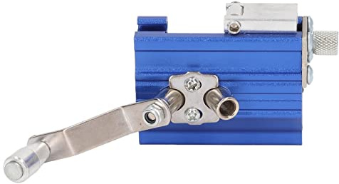 Tomantery Chainsaw Tooth Grinder Durable Portable Chainsaw Sharpening Jig for Precise Sharpening Kit, Household Tool for Lumberjacks and Gardeners Blue Alloy 1 X Sharpener for Easy