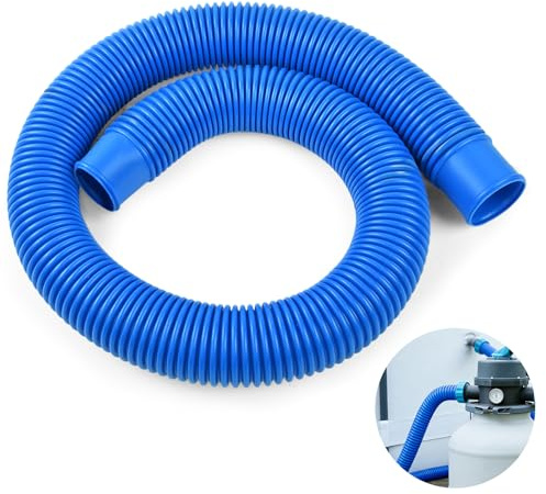 Poolschlauch 38mm 1m, Schwimmbadschlauch, Pumpenschlauch, Schlauch für Poolpumpe, Solarschlauch, Saugschlauch, Ersatzschläuche für Pool-Sandfilter und Filterpumpen