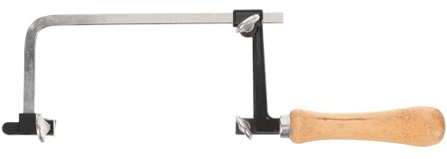 Kichvoe Kleine Bügelsäge Holz Klein mit Ergonomischem Griff und Präzisem Schneidewerkzeug Sägebogen für Schmuck und Praktisches Selbstgemacht Holzbearbeitungswerkzeug