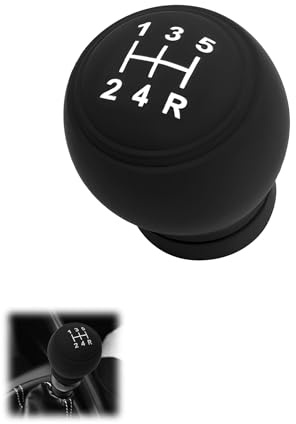 QYLNEX Funda Pomo Cambios Marcha Coche, Silicona Cubierta de Perilla de Palanca de 5 Marchas, Pomo Palanca de Cambios, Universal Funda dePomo de Palanca de Cambios Suave Antideslizante (Estilo B)