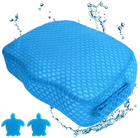 Seggiolino per vasca idromassaggio, per lavello rapido, in rete 3D, per vasca idromassaggio, spa, per anziani, donne incinte, uomini, anziani, bagno, campeggio, viaggi, cortile, camper