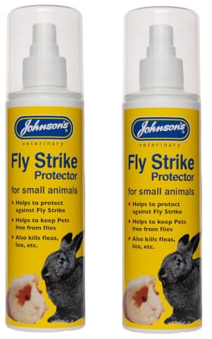 JOHNSON'S VETERINARY Fly Strike Treatment For Rabbits & Guinea Pigs Preventative Protection, 150ml - Pack Of 2