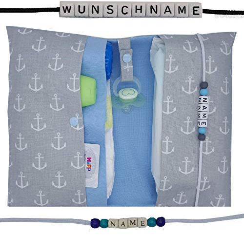 Große Windeltasche XXL mit Name Wickeltasche