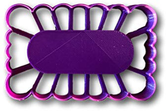Thumbprint - Cortador de galletas rectangular (8,89 cm)