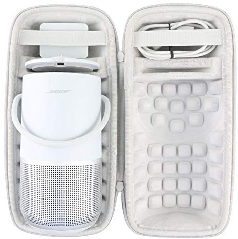 co2CREA Hart Reiseschutzhülle Etui Tasche für Bose Portable Smart Speaker Case Etui Tragetasche,Nur hülle