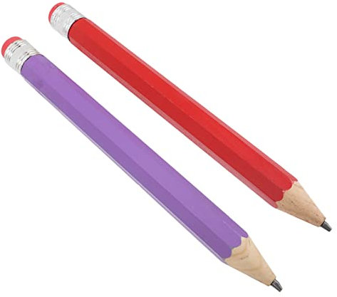 GRIRIW 2stücke Grosse Holzstifte Achteckige Bleistifte Für Junge Mädchen Robuste Und Langlebige Schulstifte Praktisches Schreibzeug Für Vorschulkinder Edles Design Für Partygeschenke