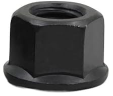 2 pièces M10-M24 8.8 plaque à bride hexagonale avec écrou à coussin rembourré noir GB6177 (Size : M18)