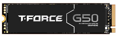 TEAMGROUP T-Force G50 2TB SLC Caching 3D TLC NAND NVMe InnoGrit PCIe Gen4x4 M.2 2280 SSD para Juegos con disipador de Calor de grafeno Ultrafino, Funciona con PS5 Lectura/Escritura 5000/4500 MB/s