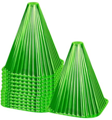 Fiorky 12 Stück Pflanzenhut Frostschutz Schneckenschutz, Sonnenhut for Pflanzen, Pflanzenschutzhaube Wachstumshilfe, Pflanzenschutz vor Frost, Schnecken & Vögeln, PVC, Pflanzglocke