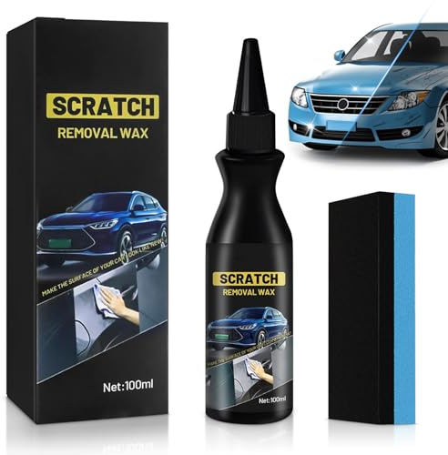 Schneller Kratzerentferner für Autos, Autolack Reparatur Polieren Paste, Auto Kratzerentferner Paste mit Anti-Kratzer Schutz, Entfernt Kratzer Effektiv, für Auto Verschiedene Oberflächen