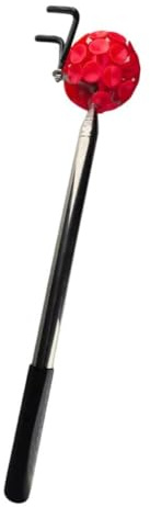 rockible Disc Golf Retriever, Disc Retriever, Golfzubehör, Praktischer, Praktischer, Ergonomischer Greifer, Ausziehbar, für Wassersträucher Und Bäume