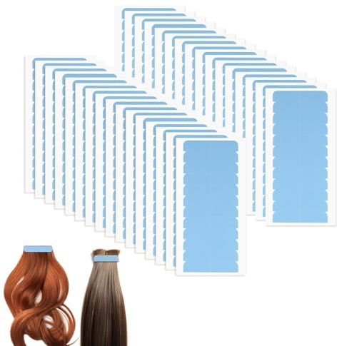 pclapora 360 Banda Cinta Adhesiva para el Cabello, Cintas Adhesiva de Extensión Pelo Material PU, Extensiones Adhesivas Waterproof, Cinta Des Extensión de Cabello, para Extensiones Pelo Humano