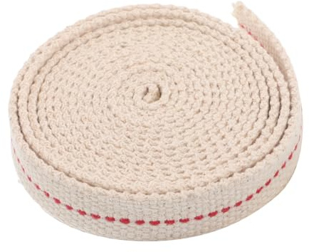 ELAYARD Mèche Plate Coton pour Lampe à Huile Mèche de Remplacement pour Lanternes et Lampes à Pétrole Usage pour Camping Extérieur et Éclairage Stable