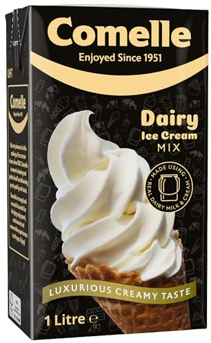 Comelle Dairy Soft Serve Ice Cream Mix, 12x1 Litre