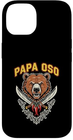 Papa Oso Father Bear Spicy Dad Machete Design Case for iPhone 14