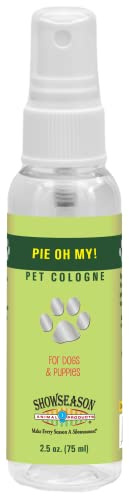 Showseason® Pie Oh My! Dog Cologne 2.5 oz | Dog Perfume Long Lasting, Deodorizing Spray, Made in the USA, Long-Lasting Odor Eliminator, Cruelty-Free, Paraben-Free, Biodegradable