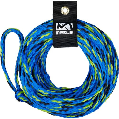 Mesle Schlepp-Leine Pro 2P 55' für Wassersport Tubes und Schleppreifen, Zug-Seil für 2 Personen Towable, Länge 16,8 m