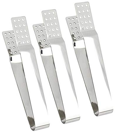 Yardwe - Set di 3 bustine di tè, in acciaio inox, per infusione di erbe aromatiche, da cucina, in metallo, con clip