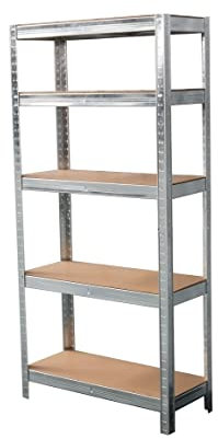 Vago-Tools Werkstattregal Kellerregal Steckregal Lagerregal 90cm x 40cm Verzinkt 875 kg