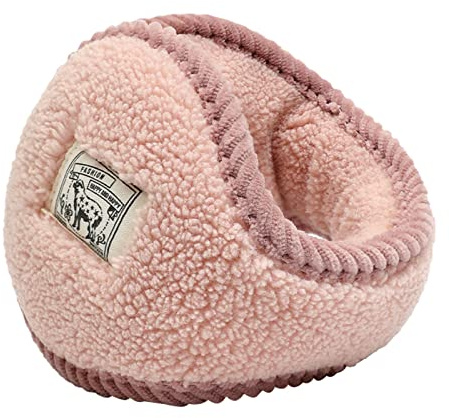 SEDEX Ear Muffs Women Winter Adjustable Fluffy Earmuffs Foldable Furry Ear Warmer Ladies Plush Thermal Faux Fur Covers Soft Windproof Headband Unisex Outdoor Sports Ski Cycling Headwear Pink