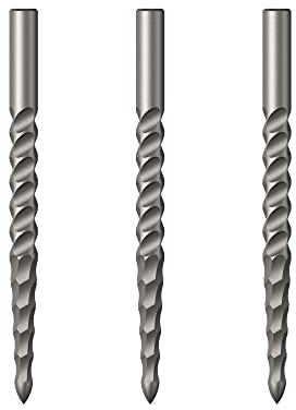 Mission Darts Replacementss Lunar C/S | Steel Tip Dart Replacements Points | Available in 32/36/38/40mm and Black and Silver