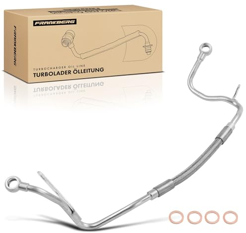 Frankberg Ölleitung Turbolader Turbolader Replace# 06A145778D | Kompatibel mit A3 8L1 1.8L 1996-2003 Ibiza II 6K1 1.8L 2000-2002 Golf IV 1J1 1.8L Benzin 1997-2002
