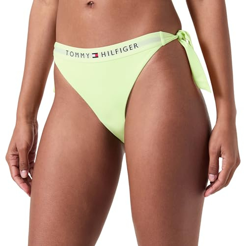 Tommy Hilfiger Dam fräcka sidoslips bikini blekt lime S, Blekt lime, S