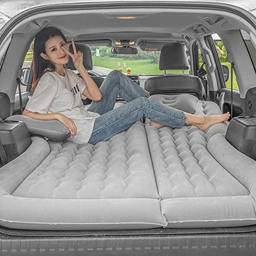 HarBin-Star Bilmadrass SUV bil luftmadrass 2 kuddar bil madrass bagageutrymme luftmadrass bilmadrass bilmadrass bil madrass bil för camping resor utomhus
