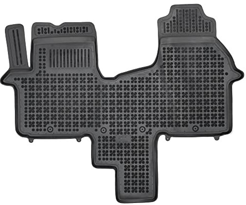 MOTOS Gummimatten Auto Fussmatte passt für Renault Trafic III 2014-2021 Verbessern Sie Ihren Reisekomfort mit Antirutschmatte Auto - Allwetter fußmatten Auto, Schutz vor Verschmutzung