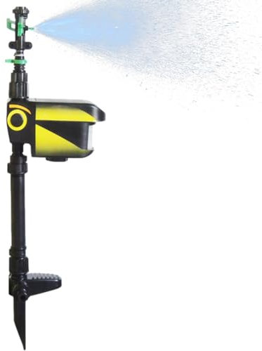 Jet Animal - Solar Power Sprinkler | Motion-Activated Sprinkler Yard Enforcer | Solar Waterproof Timing Sensor Water Spray Bird Garden Sprinkler Irrigation System