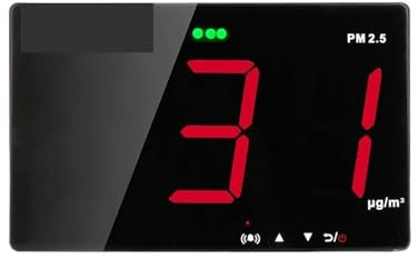 Monitor de calidad del aire Analizadores de gas Detector de gas Monitor de calidad del aire Detector de pared PM2.5 Medidor de CO2 PM 2.5 Detector de gas con sensor inteligente Combustible Lectura ins