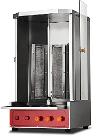 Máquina para Doner Kebab de propano, asador Vertical, máquina Gyro Shawarma, máquina para Hacer Kebab sin Humo, máquina para Hornear asador Giratorio a Gas