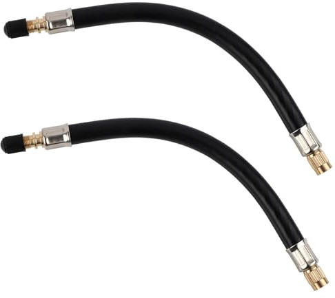 Gosknor 2St Ventilschaftverlängerung, 21,7cm Reifenventilverlängerung Flexible Reifenventilverlängerungen Ventil Verlängerung Adapter für Autos Motorräder Fahrräder Wohnmobile Luftkompressoren