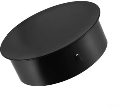 CNANRNANC Tapa ciega para tubo de humos, 50 – 200 mm, cubierta de acero inoxidable, cubierta para orificio de chimenea (160 mm)