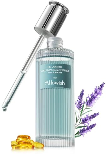 ALLOWISH Advanced Hair Serum - 95 ml Scalp Treatment for Fuller, Nourish, Glossy Hair | Prevents Frizz, Promotes Healthy Scalp & Strengthens Roots, Reduces Oil & Buildup