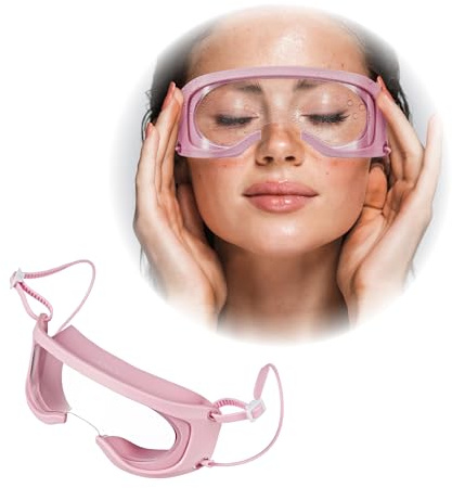 i-ENVY Lash Guard with Ear Straps, Anti-Fog Waterproof Lash Protector for Showering, for Eyelash Extensions, Lash Lifts, False Lashes & Eye Aftercare, Pink