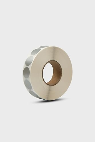 OAKWOOD Schusspflaster & Punktetiketten 19mm, 2000Stk - Silber